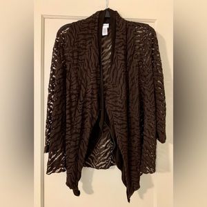CHICO’S Lace Cascade Jacket
